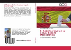 El Registro Civil en la actual España Democratica