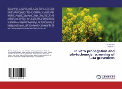 In vitro propagation and phytochemcial screening of Ruta graveolens - Swapna, T. S.;S. l., Chippy
