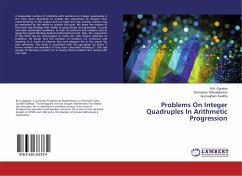 Problems On Integer Quadruples In Arithmetic Progression