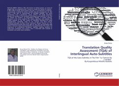 Translation Quality Assessment (TQA) of Interlingual Auto-Subtitles