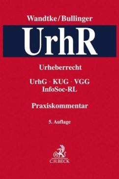 Praxiskommentar zum Urheberrechtsgesetz (UrhR)