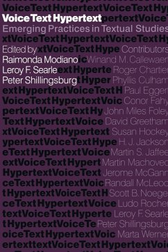 Voice, Text, Hypertext (eBook, ePUB)