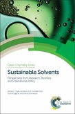 Sustainable Solvents (eBook, PDF)