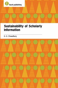 Cover Sustainability of Scholarly Information (eBook, PDF)