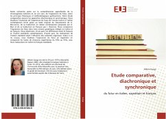 Cover Etude comparative, diachronique et synchronique