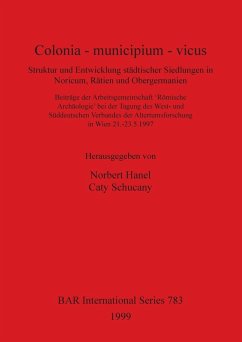 Cover Colonia - municipium - vicus
