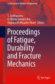 Proceedings of Fatigue, Durability and Fracture Mechanics