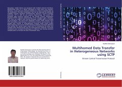 Multihomed Data Transfer in Heterogeneous Networks using SCTP