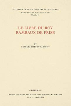 Le Livre du Roy Rambaux de Frise