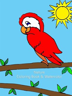 Nature Coloring Book & Watercolor - Jeeky