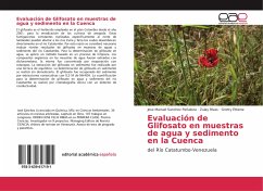 Evaluación de Glifosato en muestras de agua y sedimento en la Cuenca