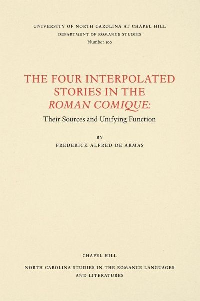 The Four Interpolated Stories in the Roman Comique The Four Interpolated Stories in the Roman Comique