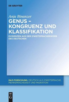 Genus ¿ Kongruenz und Klassifikation - Binanzer, Anja Jasmin