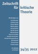 Zeitschrift für kritische Theorie /... - Bild 1