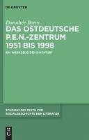 Das ostdeutsche P.E.N.-Zentrum 1951 bis 1998 (eBook, PDF) - Bores, Dorothée