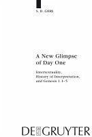A New Glimpse of Day One (eBook, PDF)
