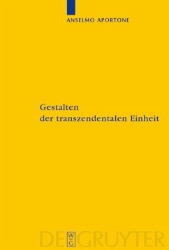 Gestalten der transzendentalen Einheit (eBook, PDF) - Aportone, Anselmo