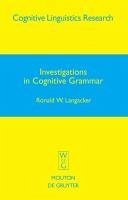 Investigations in Cognitive Grammar (eBook, PDF) - Langacker, Ronald W.