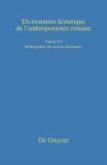 Dictionnaire historique de l'anthroponymie romane (Patronymica Romanica) I/2. Bibliographie des sources historiques (eBook, PDF)