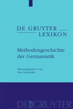 Methodengeschichte der Germanistik (eBook, PDF)