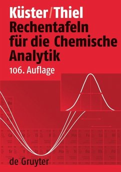 Rechentafeln für die Chemische Analytik (eBook, PDF)