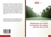 Modélisation de corridor de migration des espèces primates dans le CMI