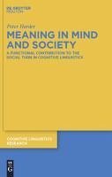 Meaning in Mind and Society (eBook, PDF) - Harder, Peter