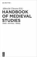 Cover Handbook of Medieval Studies (eBook, PDF)