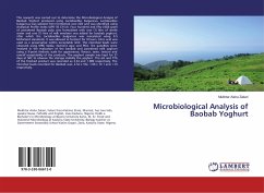 Microbiological Analysis of Baobab Yoghurt
