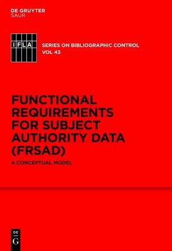 Functional Requirements for Subject Authority Data (FRSAD) (eBook, PDF)