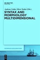 Cover Syntax and Morphology Multidimensional (eBook, PDF)