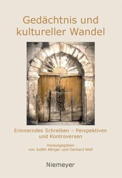 Cover Gedächtnis und kultureller Wandel (eBook, PDF)