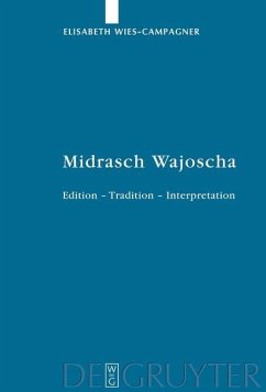 Midrasch Wajoscha (eBook, PDF) - Wies-Campagner, Elisabeth