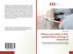Cover Efficacy and safety of EUS-guided biliary drainage in comparison