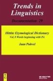 Hittite Etymological Dictionary 8. Words beginning with PA (eBook, PDF)