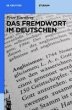 Das Fremdwort im Deutschen (eBook, PDF) - Bild 1