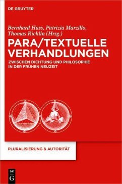 Para/Textuelle Verhandlungen zwischen Dichtung und Philosophie in der Frühen Neuzeit (eBook, PDF)