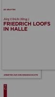 Cover Friedrich Loofs in Halle (eBook, PDF)