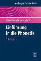 Einführung in die Phonetik (eBook, PDF) - Pompino-Marschall, Bernd