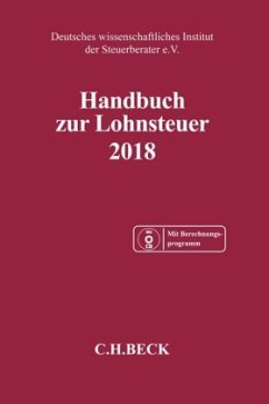 Cover Handbuch zur Lohnsteuer 2018, m. CD-ROM