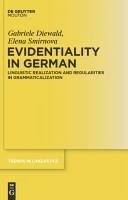 Evidentiality in German (eBook, PDF) - Diewald, Gabriele; Smirnova, Elena