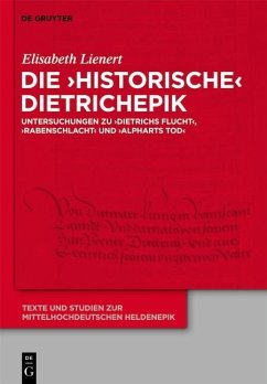 Cover Die 'historische' Dietrichepik (eBook, PDF)