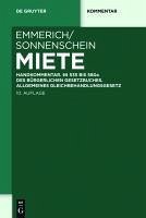 Miete (eBook, PDF) - Emmerich, Volker; Sonnenschein, Jürgen
