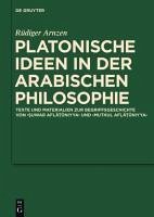 Platonische Ideen in der arabischen Philosophie (eBook, PDF) - Arnzen, Rüdiger
