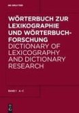 Wörterbuch zur Lexikographie und Wörterbuchforschung Band 1: A - C (eBook, PDF)
