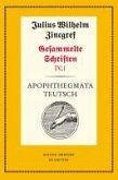 Apophthegmata teutsch (eBook, PDF)