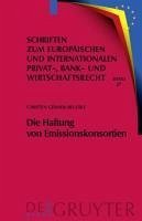 Die Haftung von Emissionskonsortien (eBook, PDF) - Gerner-Beuerle, Carsten