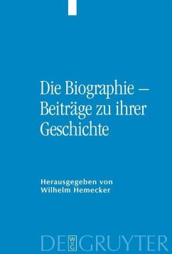 Die Biographie - Beiträge zu ihrer Geschichte (eBook, PDF)