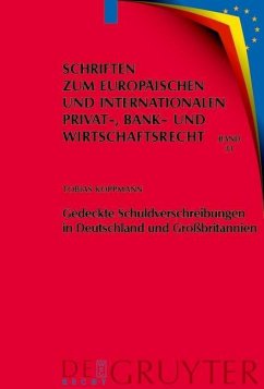 Gedeckte Schuldverschreibungen in Deutschland und Großbritannien (eBook, PDF) - Koppmann, Tobias