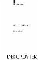 Rumors of Wisdom (eBook, PDF) - Jones, Scott C.